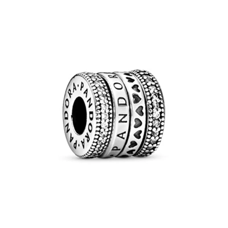 چارم فاصلهانداز پهن و درخشان نقرهای پاندورا