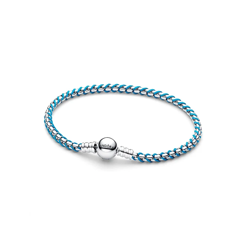 دستبند دقایق زنجیر ماری آبی پاندورا