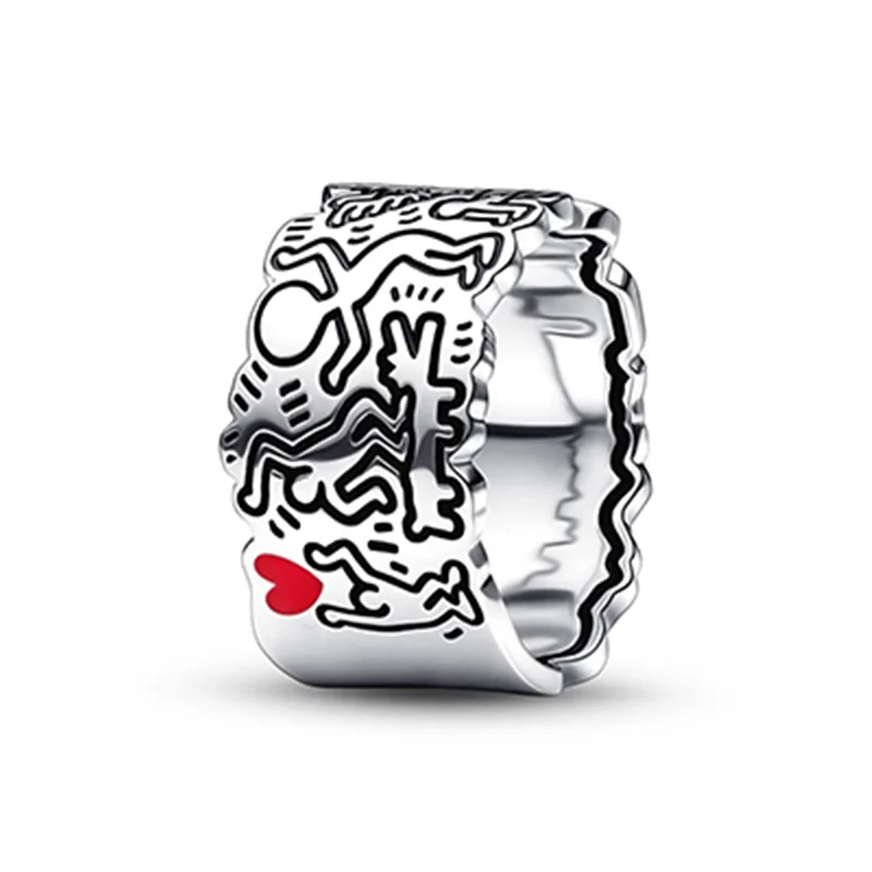 حلقه پهن آدمکها و سگ کیت هارینگ پاندورا